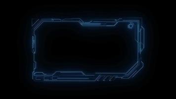 Hud Frame Digital Technology Plexus Lines video