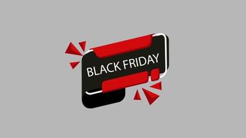 Black Friday sale discount up to 70 percent off sign banner for promo video. Sale badge. Special offer discount tags. shop now. video