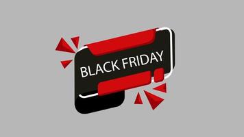 Black Friday sale discount up to 50 percent off sign banner for promo video. Sale badge. Special offer discount tags. shop now. video