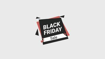 Black Friday sale discount sign banner for promo video. Sale badge. Special offer discount tags. shop now. video