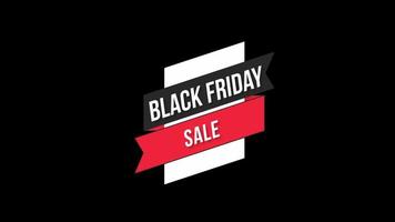 Black Friday sale discount concept banner for promo video. Sale badge. Special offer discount tags. shop now. video