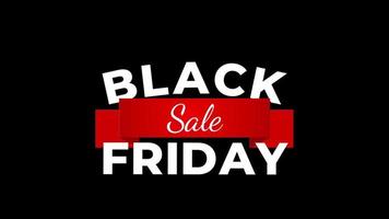 Black Friday sale discount sign banner for promo video. Sale badge. Special offer discount tags. video