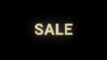 Black Friday super sale neon sign banner for promo video. Sale badge. Special offer discount tags. video