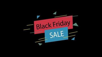 Black Friday sale discount sign banner for promo video. Sale badge. Special offer discount tags. shop now. video