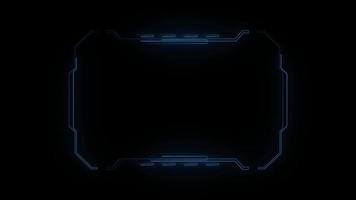 Hud Frame Digital Technology Plexus Lines video