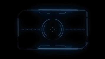 Hud Frame Digital Technology Plexus Lines video