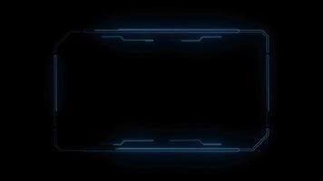 Hud Frame Digital Technology Plexus Lines video