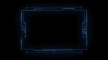 Hud Frame Digital Technology Plexus Lines video