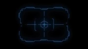 Hud Frame Digital Technology Plexus Lines video