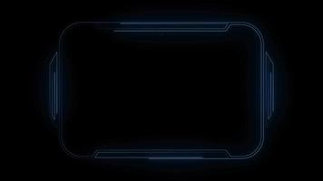 Hud Frame Digital Technology Plexus Lines video