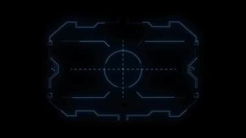Hud Frame Digital Technology Plexus Lines video