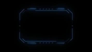 Hud Frame Digital Technology Plexus Lines video