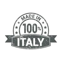 Italy stamp design vector