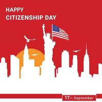 Happy Citizenship design vector