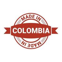 vector de diseño de sello de colombia