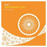 Indian Indpenedence day design vector