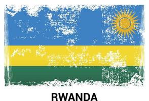 Rwanda flags design vector