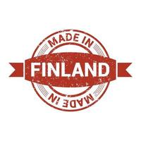 Vector de diseño de sello de Finlandia