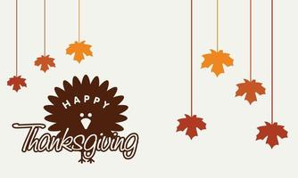 Happy Thanks giving day design vector