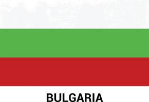 Bulgeria flag design vector
