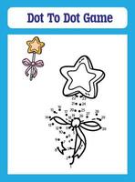 Dot to Dot Games for Kids vector