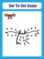 Dot to Dot Games for Kids vector