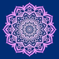 abstract mandala lotus petal vector design element