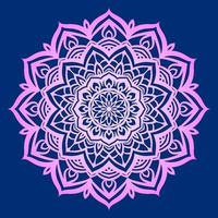 abstract mandala lotus petal vector design element