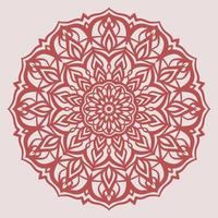 abstract mandala art with youth and soft color circular decoration for web or print vector design element