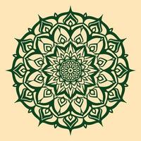 abstract mandala art vintage color circular decoration for web or print vector design element