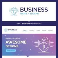 Beautiful Business Concept Brand Name insurance. health vector