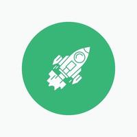 Startup Business Goal Launch Mission Spaceship vector