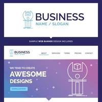 Beautiful Business Concept Brand Name SDK. App. development. kit. programming Logo Design and Pink and Blue background Website Header Design template. Place for Slogan . vector