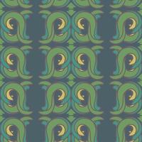 Abstract and floral seamless pattern vector