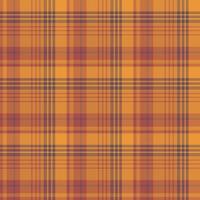 Seamless pattern in autumn  dark orange, red and grey colors for plaid, fabric, textile, clothes, tablecloth and other things. Vector image.