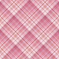 Seamless pattern in spring pink, red and white colors for plaid, fabric, textile, clothes, tablecloth and other things. Vector image. 2