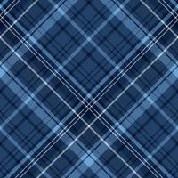 Seamless pattern in summer dark blue colors for plaid, fabric, textile, clothes, tablecloth and other things. Vector image. 2