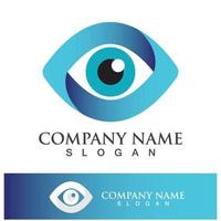 eye care vector logo design