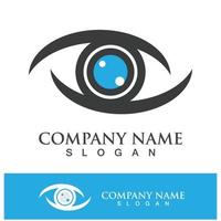 eye care vector logo design