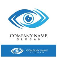 eye care vector logo design