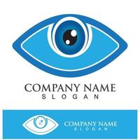 eye care vector logo design