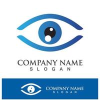 eye care vector logo design