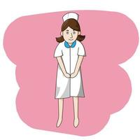 cartoon  nurse illustration vector