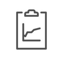 Document icon outline and linear vector. vector