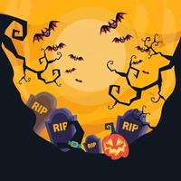 Halloween background suitable for background vector