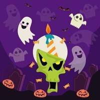 Halloween background suitable for background vector