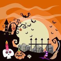 Halloween background suitable for background vector