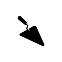 Trowel simple flat icon vector