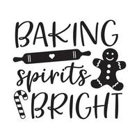 Baking Spirits Bright vector