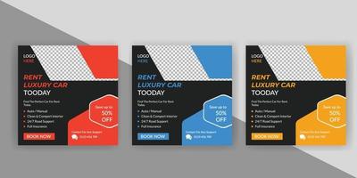 Car rental promotion social media post free download